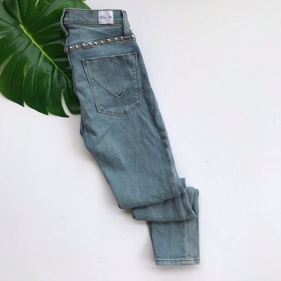Hudson Jeans Denim - ❤️Hudson high waist studded light wash jeans